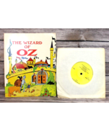 The Wizard of OZ Book &amp; Vinyl Record Set Educational Reading Services 19... - £18.18 GBP