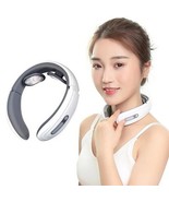 Masajeador cervical eléctrico recargable con pulsos para cuello, masaje ... - $14.99