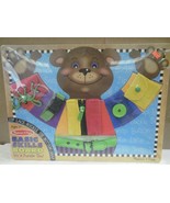 MELISSA &amp; DOUG- #3784 BASIC SKILLS BOARD AND PUZZLE- NEW - £12.22 GBP