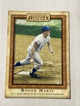 2010 Topps History of the Game #HOG18 Roger Maris/Breaks Ruth&#39;s HR Record - £1.52 GBP