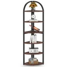 6 Tier Corner Shelf Stand For Small Space - £157.67 GBP