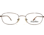 Brooks Brothers Eyeglasses Frames BB363 1196 Brown Gold Oval Wire Rim 48... - $69.91