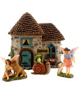 Fairy Garden House Kit Fairy House Fairy Garden Accessories Outdoor Fair... - £73.21 GBP