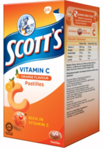 2 Box Scott&#39;s Vitamin C 30mg Orange Pastille 50s - £39.96 GBP