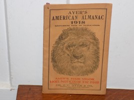 Vintage 1918 Ayer’s American Almanac Paper cover booklet - $276.80 MXN