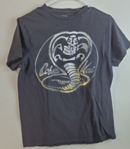 Fifth Sun Cobra Kai T Shirt mens Size Medium Black Knit Short Sleeve Crew Neck - £7.50 GBP