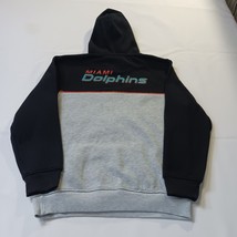Team Apparel NFL Miami Dolphins Youth L (14-16) Black & Gray Hooded Sweatshirt image 2
