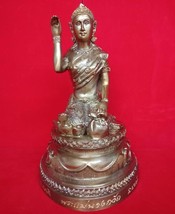 8&quot; Statue Thai Nangkwak Lady Pendant for Merchant Business Lucky Rich Tr... - $588.88