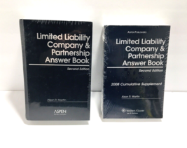 Limited Liability Company &amp; Partnership Answer Book &amp; Cumulative Supplement Book - £443.47 GBP