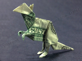 KANGAROO Money Origami Art Dollar Bill Sculptors Bank Note Diner Cash - £15.80 GBP