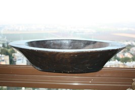 XXL Hand Carved Wooden Dough Bowl Bath Primitive Trencher Farm Rustic Ex... - £246.80 GBP