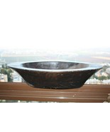 XXL Hand Carved Wooden Dough Bowl Bath Primitive Trencher Farm Rustic Ex... - $433.10 CAD