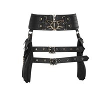 Vintage Steampunk PU Leather Steam Punk Retro Fanny Pack Rock Cosplay Waist Bags - £77.33 GBP