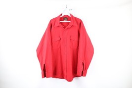 Vintage 70s Streetwear Mens XL Faded Chamois Cloth Collared Button Shirt... - $1,151.75 MXN