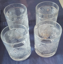 Cut Crystal whiskey glasses set of 4. - £39.96 GBP