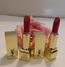 Yves Saint Laurent YSL 62M503 Rouge Contour Mini Lipstick X2 Brand New - £25.50 GBP