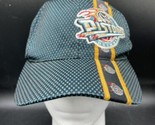 Vtg 90’s Black Netted Detroit Pistons Logo Hat NBA StrapBack Drew Pearson - $33.85