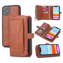 Leather Flip Magnetic BACK cover Case Fr Apple iPhone 11 / 11 Pro / 11 Pro Max - £91.59 GBP