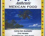 Playa Azul Authentic Mexican Food Restaurant Menus Derby Kansas - £15.87 GBP