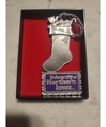 University Of Northern Iowa Pewter Ornament Stocking 3.25&quot; - £5.60 GBP