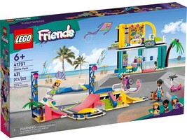 LEGO Friends Skate Park 41751 Building Toy Set NEW Factory Sealed (Damag... - $29.65