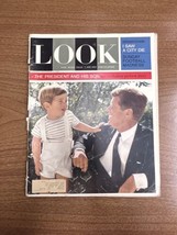 Vintage JFK &amp; His Son JFK Jr Look Magazine 1963 Ads President - £19.39 GBP