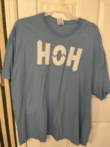 Big Brother HOH Head of Household Men's T Shirt Size 3X Light Blue w White - £13.97 GBP