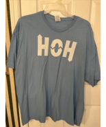 Big Brother HOH Head of Household Men&#39;s T Shirt Size 3X Light Blue w White - £13.79 GBP