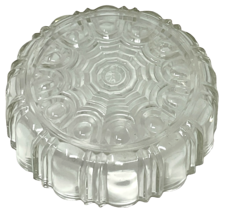 Vintage Pressed Clear Glass Candy Bowl Dish Spiderweb Pattern 6-3/4" x 2" image 5
