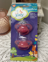 Baby Joey ~ 2 Pack Silicone Nipple Pacifiers ~ 6 + Months ~ Brand New ~ Sealed - £6.12 GBP