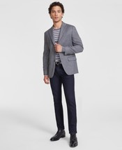 Michael Kors Kent Sport Coat Mens 48R BlackWhite Classic-Fit Plaid Lined... - $1,016.65 MXN