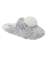 MSRP $34 Cuddl Duds Women&#39;s Faux Fur Pom Slipper Grey Size S(5-6) - $19.35 CAD