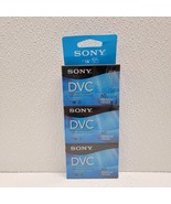 Sony DVC Digital Video Cassette Tape Mini DV 60 Minutes DVM60PRR Pack Of 3 - $16.73