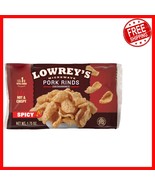 Lowreys Hot &amp; Spicy Bacon Curls - 4 Pack Microwave Pork Rinds, 1.75 oz Each - $542.23 MXN