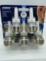 Glade Plugins Scented Oil Refills 5 Pack Juniper &amp; Teak Fresh COMBINESHIP - $187.52 MXN