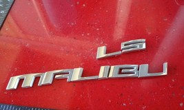 Chevy Malibu Ls Rear Emblems Script Letters Deck Trunk Badge 04 05 06 07 08 - £6.36 GBP