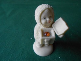 Great Collectible DEPT.56 &quot;Snow Baby&quot; With Jewel Box..........Free Postage Usa - £9.07 GBP