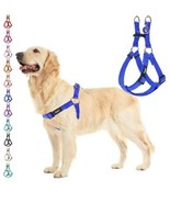 Puptech No Pull Dog Harness Adjustable Basic Nylon Step In Walking Harness - £10.98 GBP