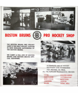 1971 Boston Bruins Pro Hockey Shop Advertisement Massachusetts NHL Hocke... - $41.13 CAD