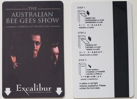 The Australian Bee Gees Show Tribute @ Excalibur Hotel Las Vegas Room Key - £3.94 GBP
