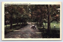 Postcard Driveway in Glen Miller Park, Richmond Indiana IN - £3.55 GBP