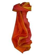 Mulberry Silk Hand Dyed Long Scarf Tagore Rainbow Palette from Pashmina &amp; Silk - £19.24 GBP
