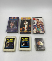 Elvis Media Lot 3 Sealed VHS 2 8 tracks and Sealed Cassette Tape - £13.23 GBP