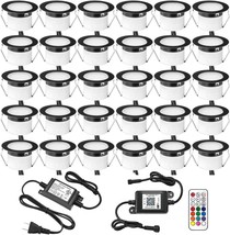 Fvtled Wifi Led Deck Lights Kit Rgbw, 30Pcs Φ1.77 Smart Phone, Black Shell - $298.99