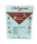 At The Playground Sheet Music 1944 Piano Only Schwab Clean Antique US Se... - $24.74