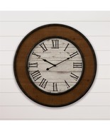 Wood Pallet Wall Clock with wood Border - £100.52 GBP