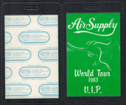 1983 Air Supply OTTO VIP Backstage Pass from the &quot;Now and Forever&quot; World Tour. - £7.61 GBP