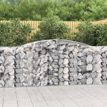 vidaXL Silver Galvanized Iron Gabion Basket, Rectangular - 20x10x5 inches - $8,168.07 MXN