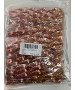 48 Pcs  Twisted Decorations Rose Gold New A1 - £15.00 GBP