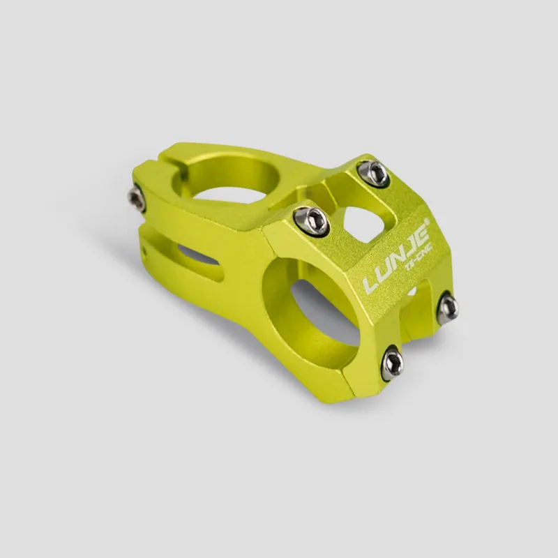 LUNJE MTB Stem 31.8x45mm High-strength Short Handlebar Stem Aluminum Alloy Bicyc - £35.12 GBP